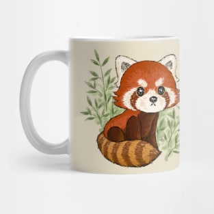 Red panda in nature Mug